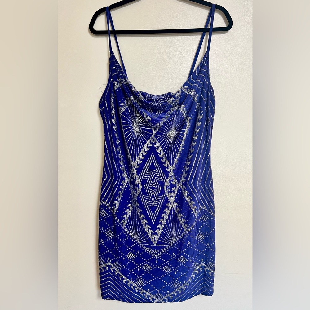 Blue Mini Dress